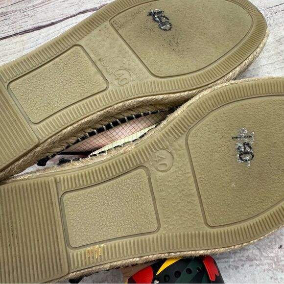 Respoke Halina Mule Espadrilles Size 40 US 9.5 - 10 Orange Pink Multi Hermes - Picture 3 of 7